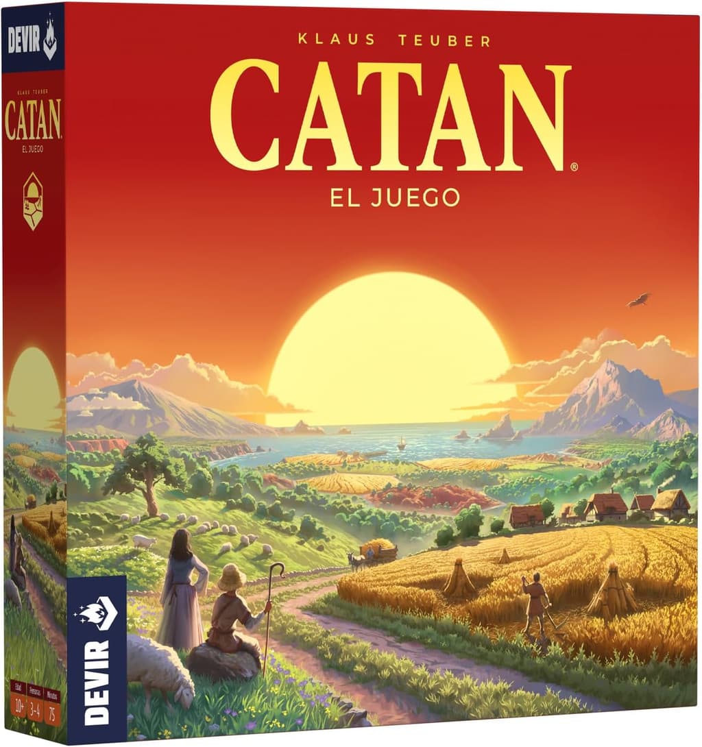 Catan - Juego de mesa de estrategia. Ideal para regalar a familias y grupos.